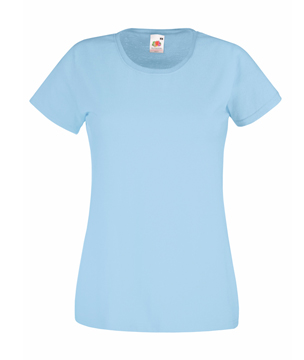T-SHIRT VALUEWEIGHT DONNA  - FRUIT OF THE LOOM blu cobalto